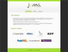 Tablet Screenshot of jomanetworks.com